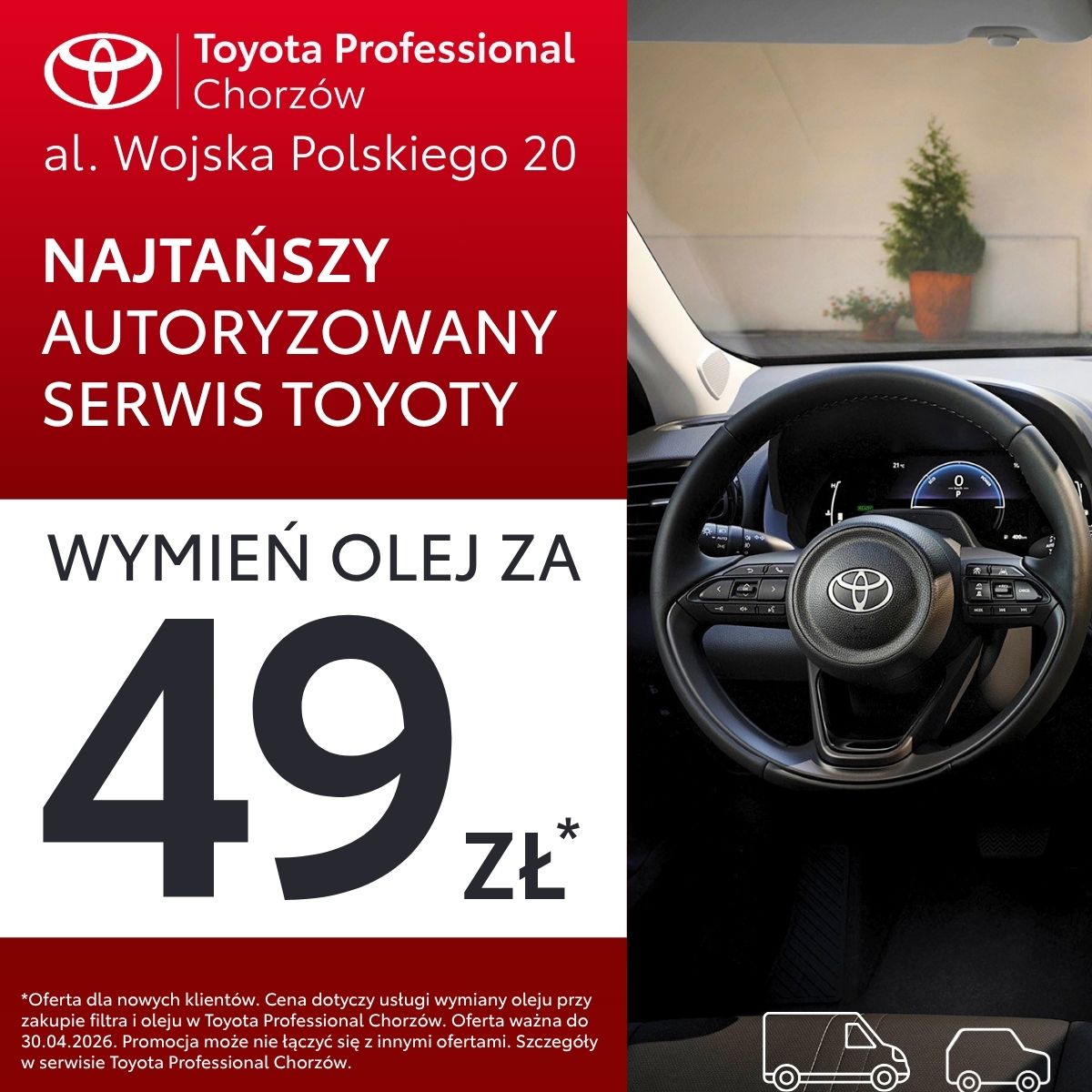 Wymiana oleju 49 zł